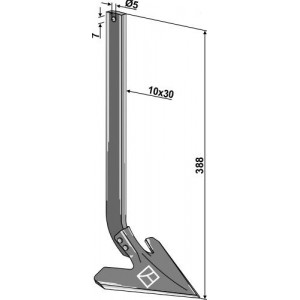 стойка в сборе с лапой