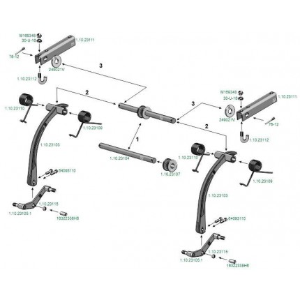 Роторный мотыговый агрегат, комплект
