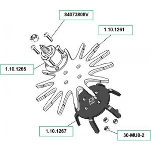 Приводная звезда для игольчатого колеса Ø310мм