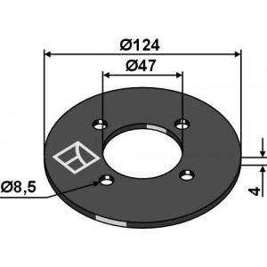Опорный диск адаптера для игольчатого колеса
