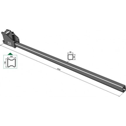 Держатель поперечного элемента для игольчатого колеса