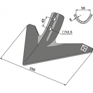 Стрельчатая лапа 350мм