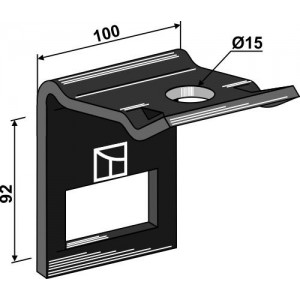 Крепление для стойки 70 х 12