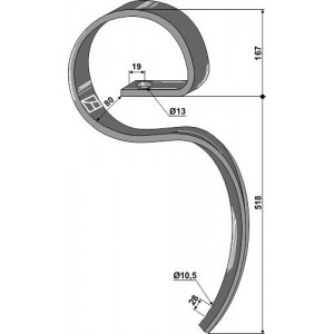 S-образная стойка
