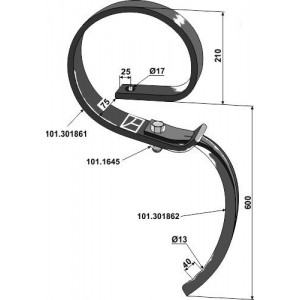 Большие пружинные стойки без лап