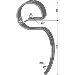 Большие пружинные стойки ''Mammuth'' без лапа