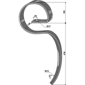 Большие пружинные стойки ''Mammuth'' 80х12 - c порошковым покрытием