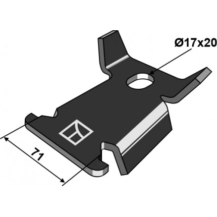 Крепление с защитой от вращения