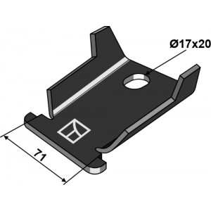 Крепление с защитой от вращения