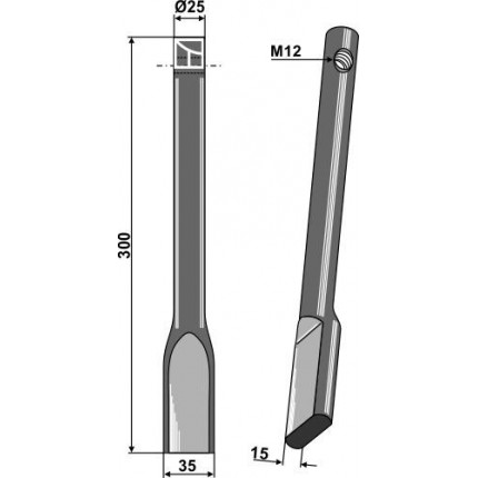 Стойка выравнивателя