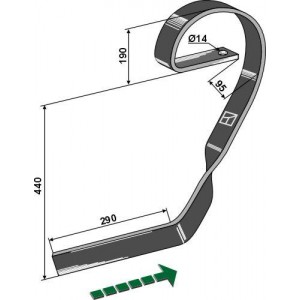 Стойка выравнивателя