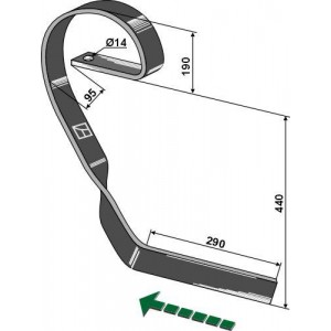 Стойка выравнивателя