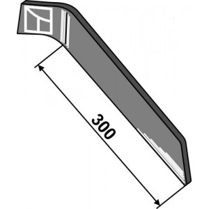 Изнашивающаяся деталь - левая