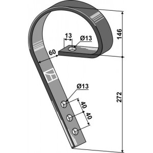 Стойка выравнивателя