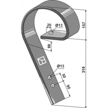 Стойка выравнивателя