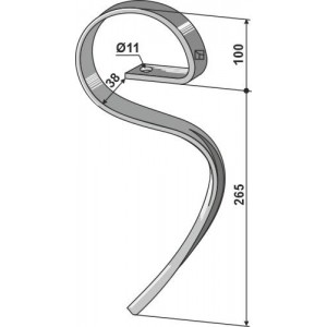 S-образная стойка