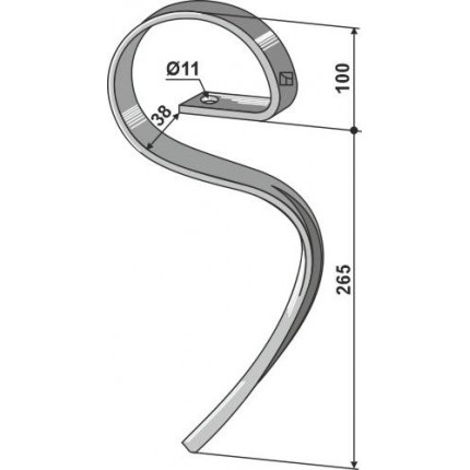 S-образная стойка
