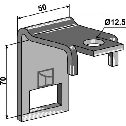 Крепление для стойки