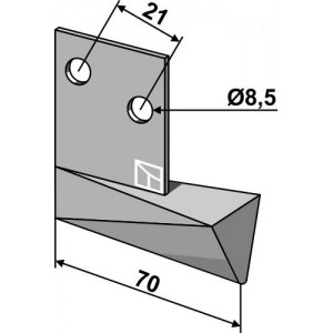 Долото для внесения навозной жижи