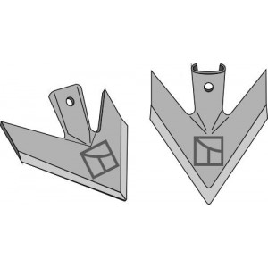Быстросменная Стрельчатая лапа для легкого культиватора