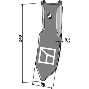 Быстросменная лапа для легкого культиватора