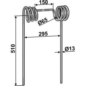 Зуб сетчатой бороны