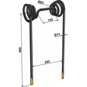 Зуб сетчатой бороны - Карбид