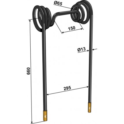 Зуб сетчатой бороны - Карбид