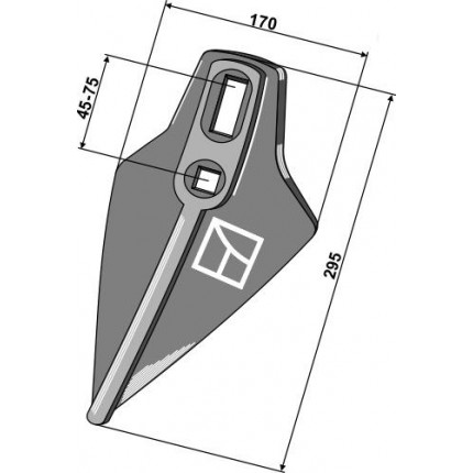 Лапа культиватора