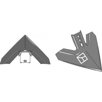Стрельчатая лапа 350мм