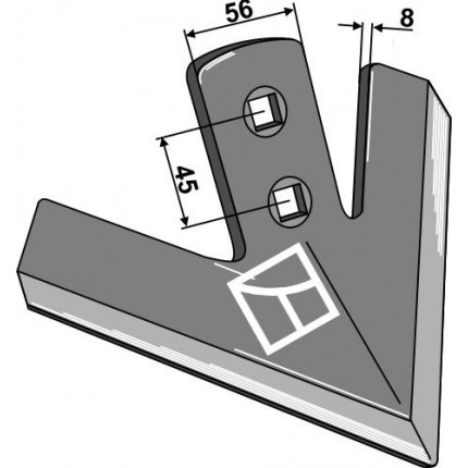 Стрельчатая лапа 200х8