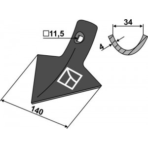 Лапа стрельчатая