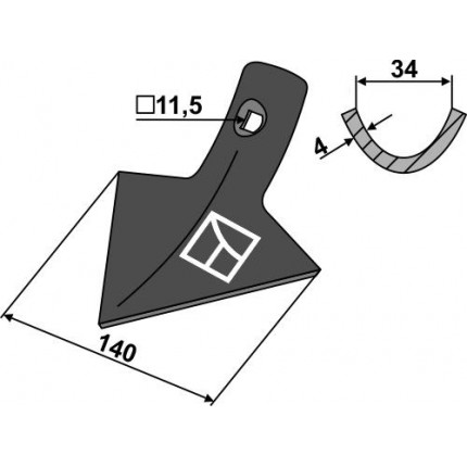 Лапа стрельчатая