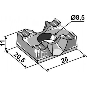 Упорная деталь