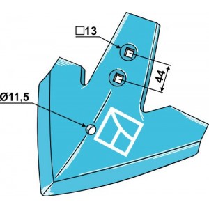 Лапа стрельчатая 270 мм