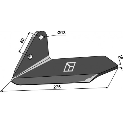 Крыло лапы левое