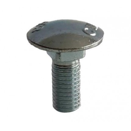болт с полукруглой низкой головкой - гальванический оцинкованный