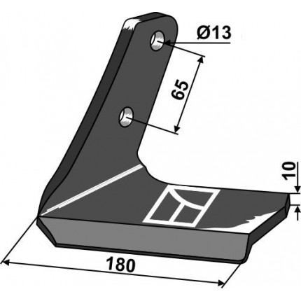 Крыльчатая лапа, левая
