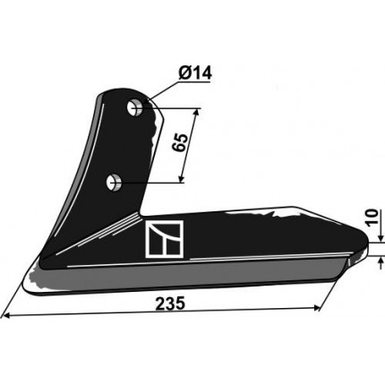 Крыло левое
