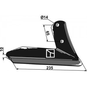 Крыло правое