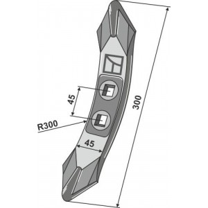 Лапа тяжелого культиватора