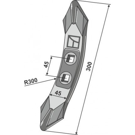 Лапа тяжелого культиватора