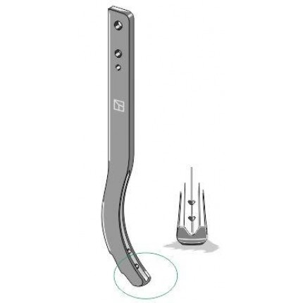 Стойка тяжелого культиватора - 890мм