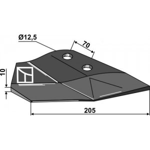 запасное крыло правое
