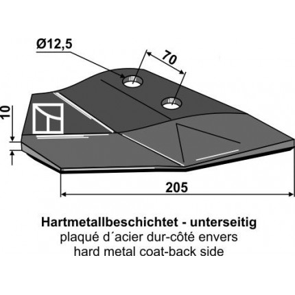 запасное крыло правое