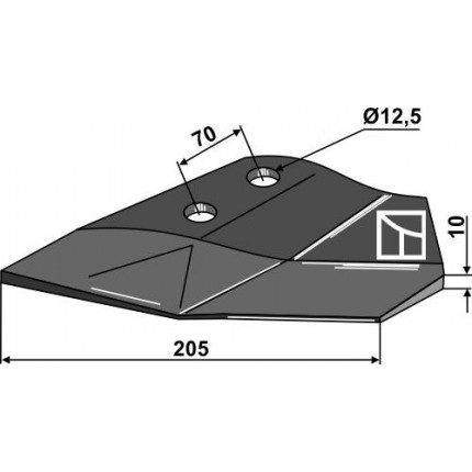 запасное крыло левое