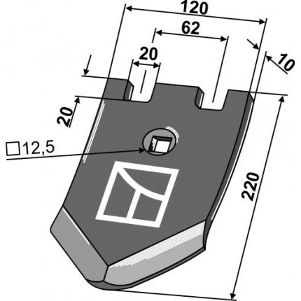 Наконечник лапы