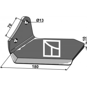 Отвал левый