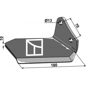 Отвал правый