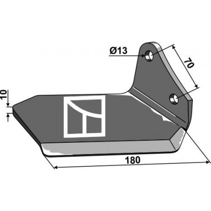 Отвал правый